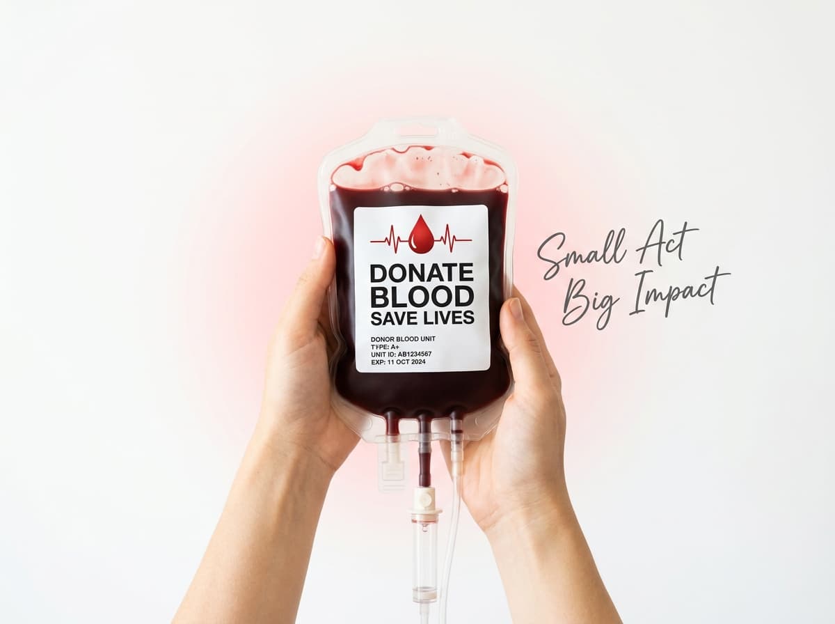 Donate Blood Save Lives - Small Act Big Impact
